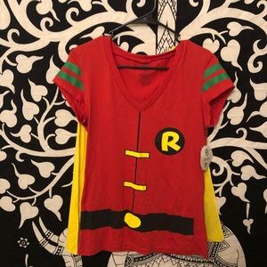 Robin Superhero Shirt with Cape